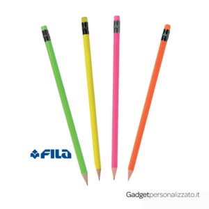 Matita Neon Fila fusto tondo con gomma