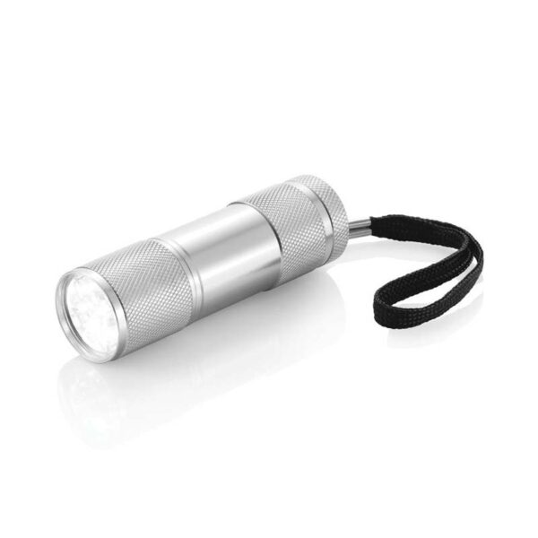 Torcia in alluminio Quattro 9 LED - immagine 2