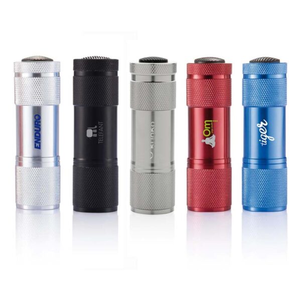 Torcia in alluminio Quattro 9 LED - immagine 7
