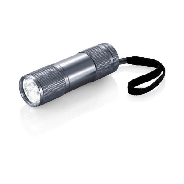 Torcia in alluminio Quattro 9 LED - immagine 4