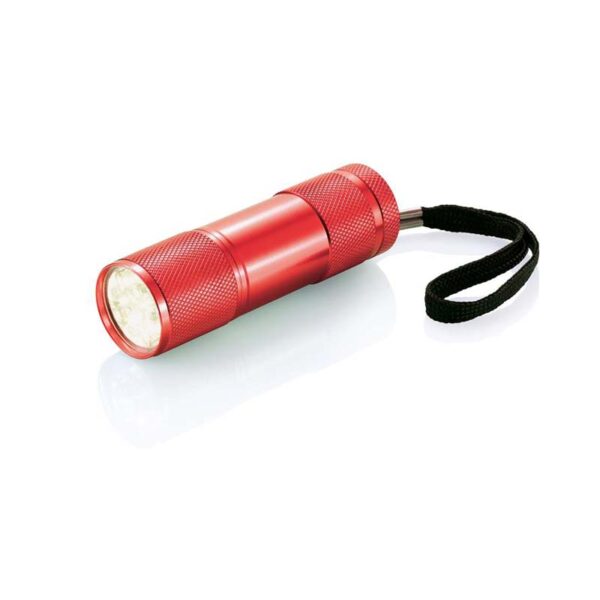 Torcia in alluminio Quattro 9 LED - immagine 5