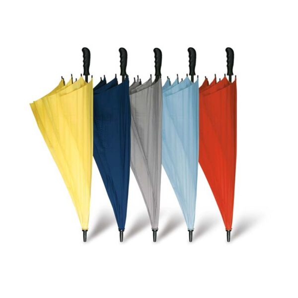 Ombrello wind proof maxi con manico e puntale in plastica - immagine 2