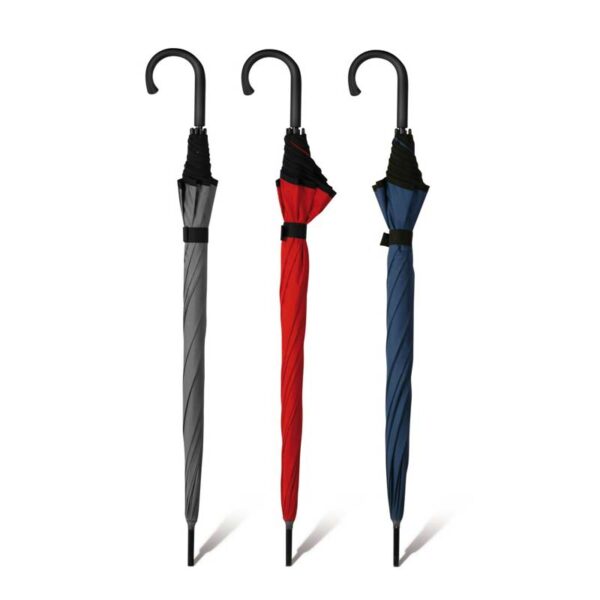Ombrello golf maxi con manico rivestito in gomma - immagine 2