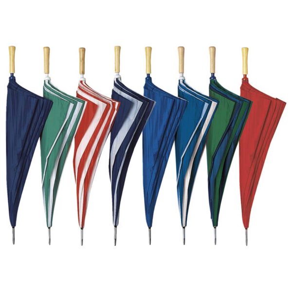 Ombrello golf maxi con manico dritto in legno - immagine 2