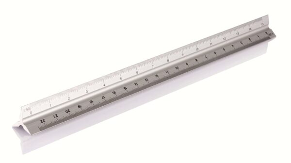 Scalimetro in alluminio 30 cm - immagine 2