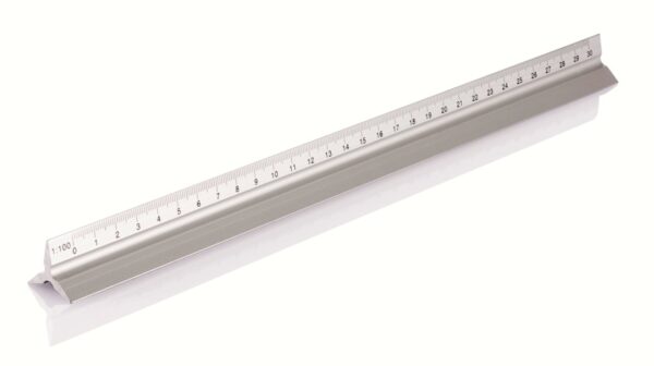 Scalimetro in alluminio 30 cm - immagine 3