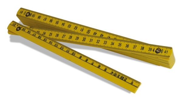 Metro pieghevole in plastica 2 m, 10 sezioni - immagine 3