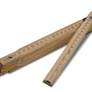 Metro pieghevole in legno faggio 2 m, 10 sezioni