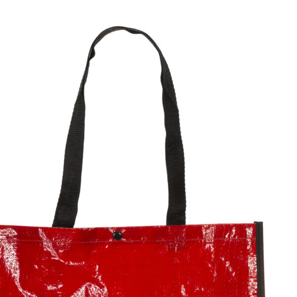 Borsa shopper Recycle biodegradabile con manici lunghi rinforzati - immagine 5