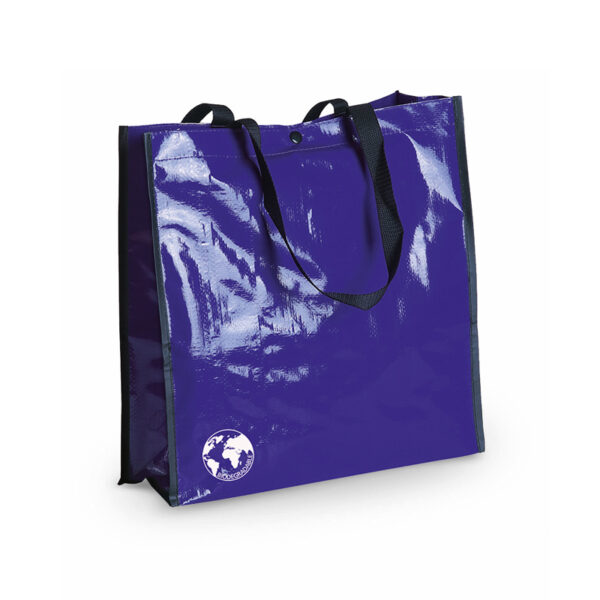 Borsa shopper Recycle biodegradabile con manici lunghi rinforzati - immagine 8