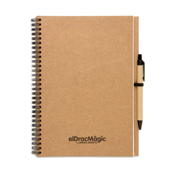 Block notes 19x26 Bloquero Plus in carta riciclata con penna - immagine 5