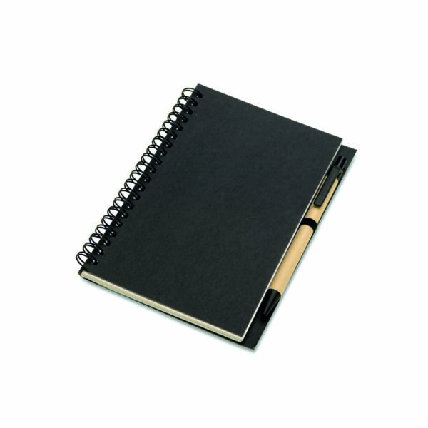 Notebook Bloquero 13x18 in carta riciclata con penna - immagine 2