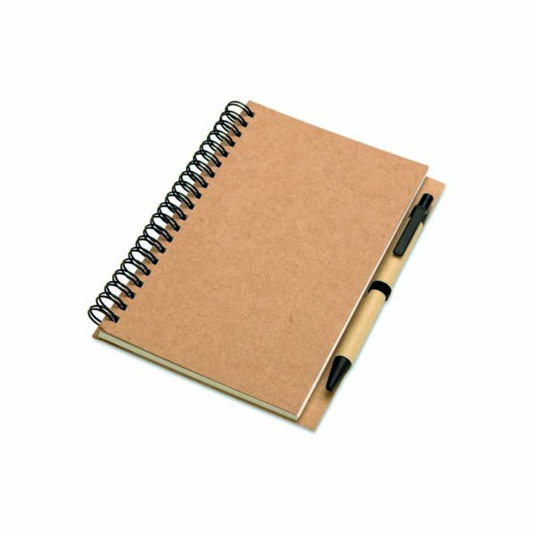 Notebook Bloquero 13x18 in carta riciclata con penna - immagine 3