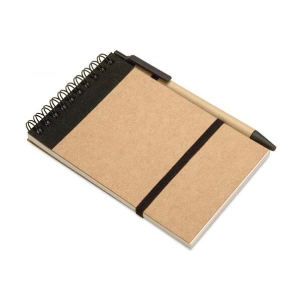 Block notes 9x14 Sonora in carta riciclata e penna - immagine 2