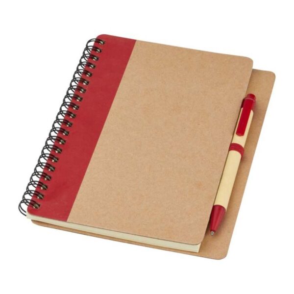 Block notes Priestly 14x18 in carta riciclata con penna - immagine 2