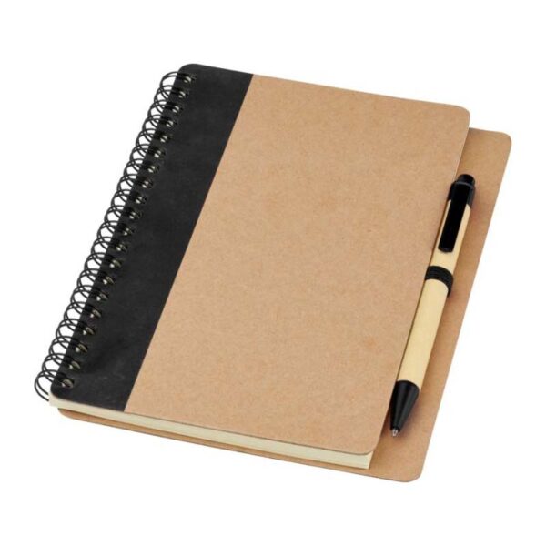 Block notes Priestly 14x18 in carta riciclata con penna - immagine 3